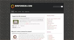 Desktop Screenshot of binford2k.com
